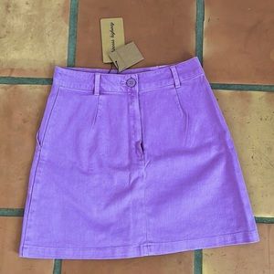 Princess Highway Angela Denim Mini Skirt AU 8 US 4